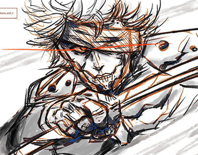 Raiden - Metal Gear Rising Sketch