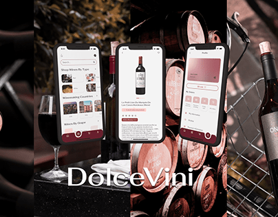 DolceVini - Wine shop app| Ui,Ux