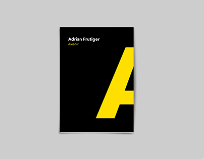 Typographic Brochure - Adrian Frutiger