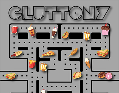 Gluttony | Illustrative Graphic