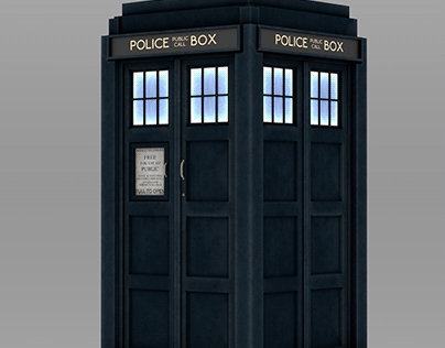 2005 TARDIS Exterior - Doctor Who
