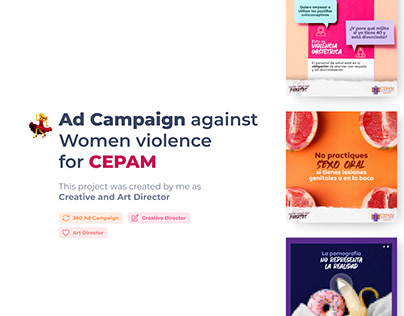 Ad Campaign about women violence for CEPAM