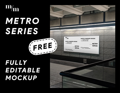 Metro Series Framed Poster Mockup FREE - MSF06