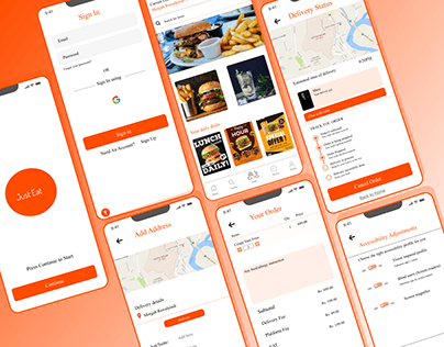 Food Ordering App UI