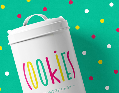 Identity for candy shop COOKIES