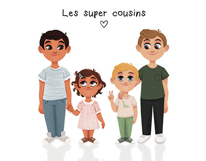 Les super cousins (Commande personnalisée)