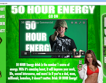 50 Hour Energy Product & Website *OWP