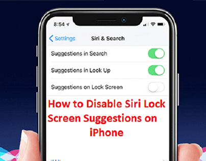 How to Disable Siri Lock Screen Suggestions on iPhone