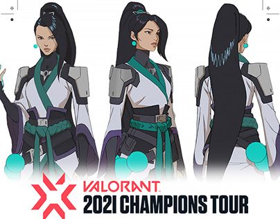 Character style exploration - Valorant Champions Tour