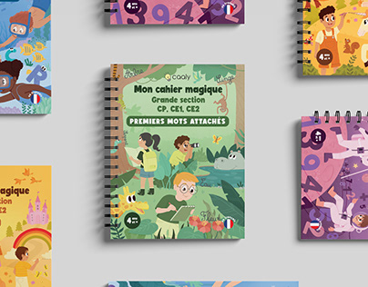 Children's workbook illustrations and layout / Caaly
