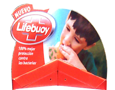 Lifebuoy -  Floor Display - Cardboard