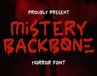 Mistery Backbone - Horror Font
