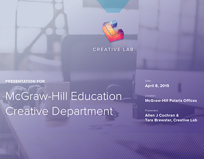 Creative Lab Presentation to McGraw-Hill Education