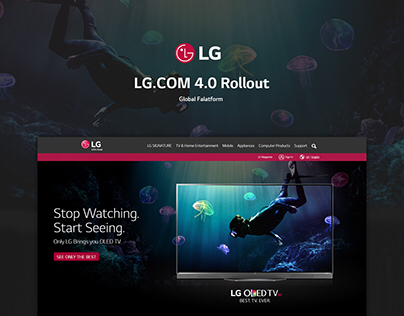 LG.COM 4.0 Rollout