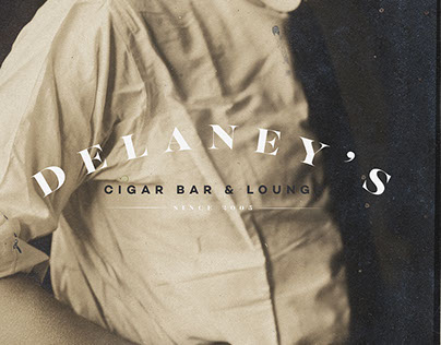 Delaney's Cigar Bar Branding