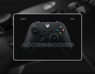 Xbox Accessories Web-page Animation