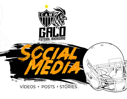 Social media - Galo Futebol Americano