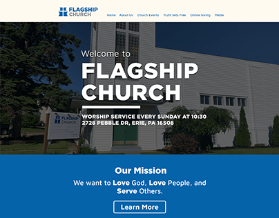 Flagship Church Website Design