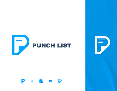 Punch List Logo Design