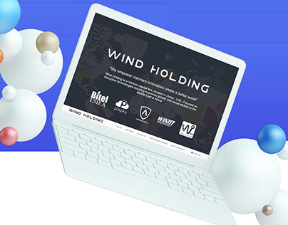 Web Design "wind holding project"