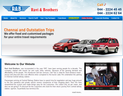 Ravi & Brothers Call Taxi