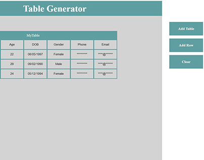 Table Generator