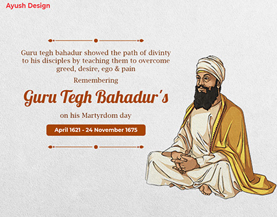 Guru Tegh Bahadur's Martyrdom Day