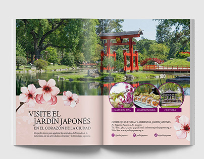 Jardín Japonés Anuncio de Revista