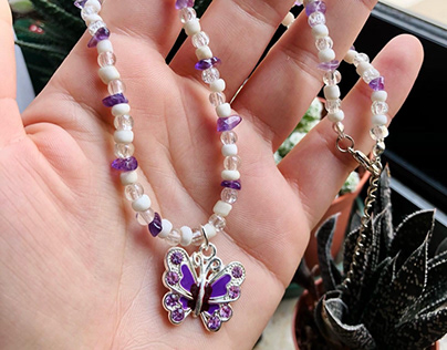 Crystal Beaded Necklaces - Atypical Creations