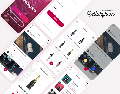 Cellargram - Wine Cellar App UX/UI
