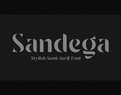 Sandega Semi-Serif Font