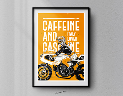 Poster | Ducati GT 1000 "Italy Lover"