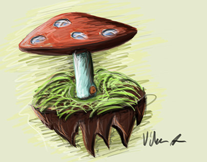 The Lonely Mushroom Island