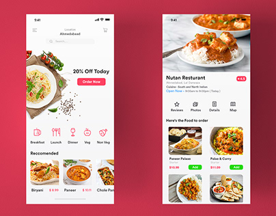Fooder a food ordering app