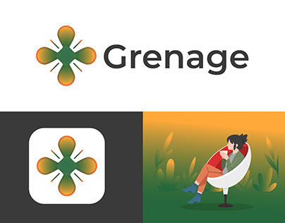 Grenage Green looggo design