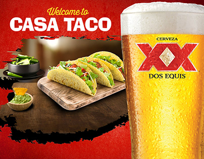Dos Equis Draft and Tacos
