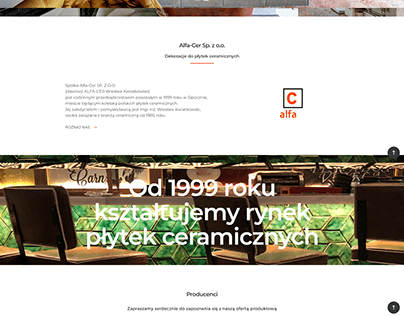 Strona www alfacer.pl by projekt81.pl