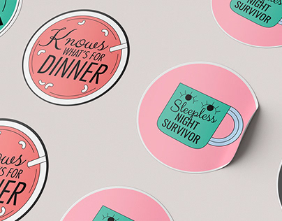 Merit Badges & Stickers for the Domestic Goddess