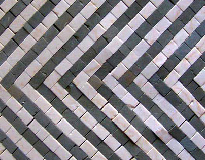Black and White Stripes - Mosaic Designs