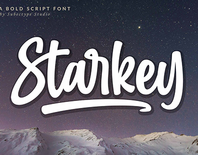 Starkey - Bold Script Font