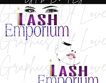 Lash extensions, lash logo