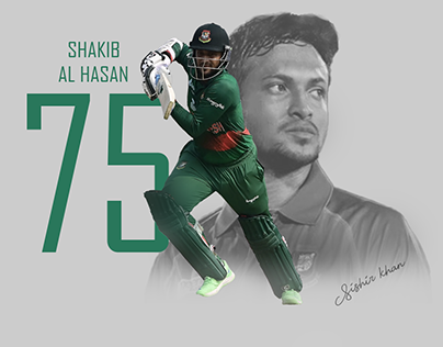 Shakib Al Hasan || Cricketer Shakib al hasan poster
