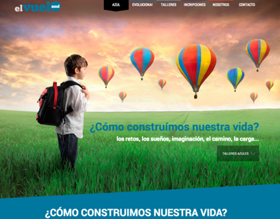 Wordpress Web Application elVueloAzul