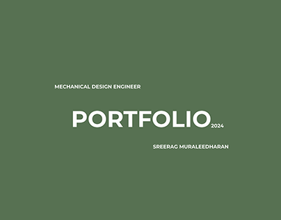 Mechanical Design Engineer Portfolio