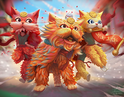 Lion Cat Dance (Year of the Cat)