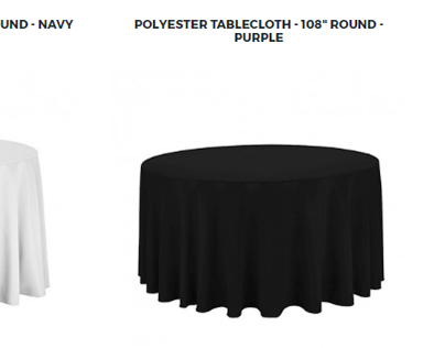 120 round tablecloth