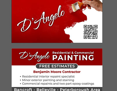 D'Angelo Business Cards And Lawn Signs