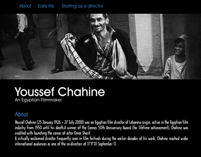 Tribute to Youssef Chahine