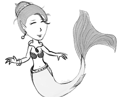 Mermaid Doodle for MerMay