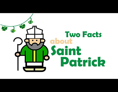 Infographic animation of St Patrick